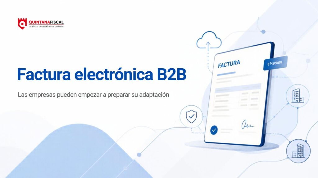 Factura electrónica B2B obligatoria en España para empresas y profesionales
